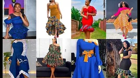 Trendy and Classic Short Ankara Gown Styles For Ladies