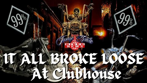 ALL HELL BREAKS LOOSE AT MOTORCYCLE CLUBHOUSE