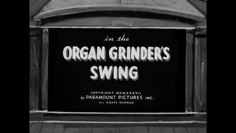 Popeye The Sailor Man in "Organ Grinder's Swing"