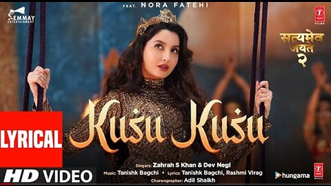 Kusu Kusu Lyrical | Nora Fatehi | Satyameva Jayate 2 | John A, Divya K | Tanishk B, Zahrah K, Dev N