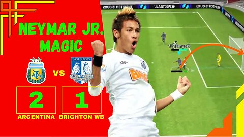 Unstoppable Neymar Jr. | Argentina 2-1 Brighton WB | Efootball 2024 ✔