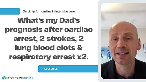 What's my Dad’s prognosis after cardiac arrest,2 strokes, 2 lung blood clots &respiratory arrest x2.