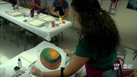 New paint class brings creativity and customers back to Clearwater art studio