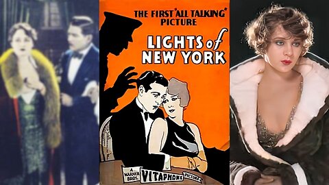 LIGHTS OF NEW YORK (1928) Helene Costello, Cullen Landis & Mary Carr | Crime, Drama | COLORIZED