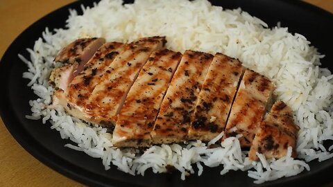 Easy Grilled Chicken Dinner on a Leg Day in 12 minutes l Meal Prep l Indoor grill chicken breast