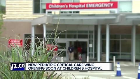New pediatric critical care wing at Children's Hospital
