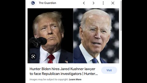 Kushner Hunter Biden both crooks