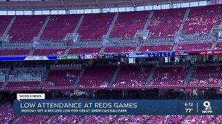 Cincinnati Reds set a new record for lowest attendance