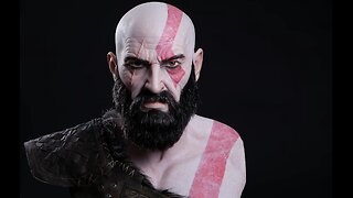 God of War's Kratos sculpture time-lapse