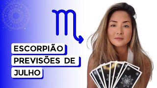 TAROT | PREVISÕES | SIGNO DE ESCORPIÃO | JULHO 2022