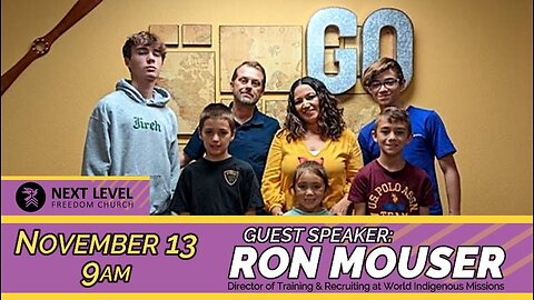 Special Guest Speaker: Ron Mouser (11/20/22)