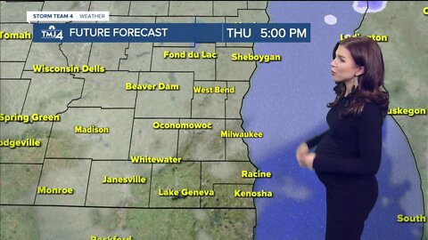 Cloudy skies with chance of snow showers overnight