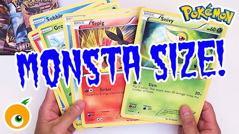Opening SUPERSIZED Pokemon Card Packs