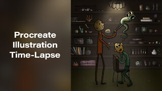 Procreate Illustration Time-lapse | Ear worm