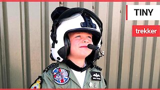 'Plane mad' youngster donned a flight suit and climbed 6 MILE mountain to help injured pilots