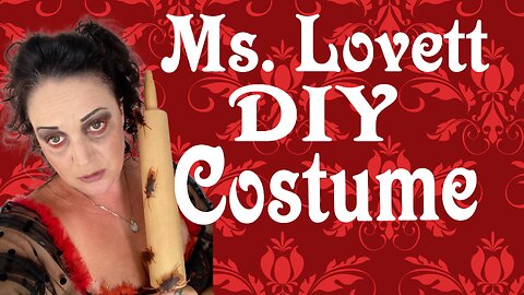 Ms. Lovett DIY costume and make-up tutorial. This is Cal O'Ween !