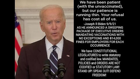 Biden Delivers Remarks on his Plan to Stop the Delta Variant & Boost COVID-19 Vaccinations