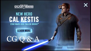 Cal Kestis Q & A with CG + Bonus Cal Kestis Pack! | Star Wars Galaxy of Heroes