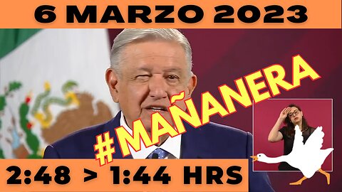 💩🐣👶 #AMLITO | Mañanera Lunes 6 de Marzo 2023 | El gansito veloz de 2:58 a 1:44.