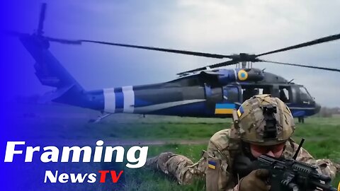 Pasukan khusus Ukraina mempraktikkan helikopter "Black Hawk" Amerika dalam operasi tempur