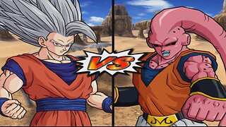 Beast Gohan VS Buu Gohan - DBZ Budokai Tenkaichi 4