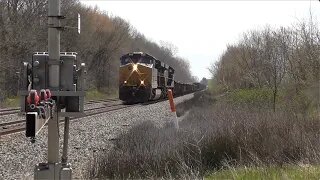 CSX L322 Local Manifest Mixed Freight Train from Sterling, Ohio April 15, 2023