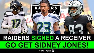 Find out which WR the Raiders just signed!