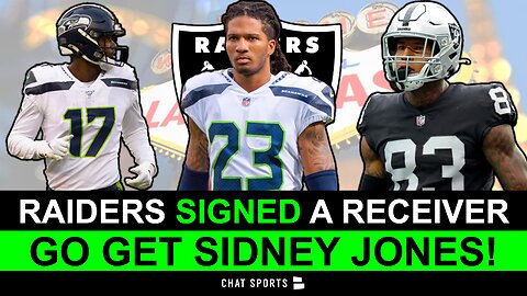 Find out which WR the Raiders just signed!