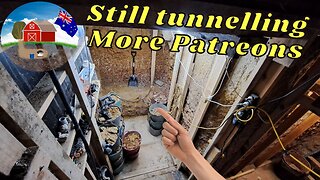 Tunneling continues in the Backyard Bunker. Ep33