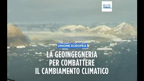 UE, GEOINGEGNERIA: da complottismo a propaganda, EuroNews Scie Chimiche, Distopia 2023