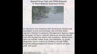 — SPECIAL FORCES FIGHT FEMA BRIGANDS IN STORM BATTERED SW FLORIDA —