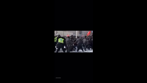 Freedom Convoy Ottawa Ontario Brutality from Police on Peaceful Protestors