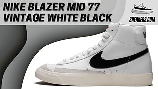 Nike Blazer Mid 77 Vintage White Black - BQ6806-100 - @SneakersADM