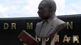 Martin Luther King Jr. memorial renovation unveiled in West Palm Beach