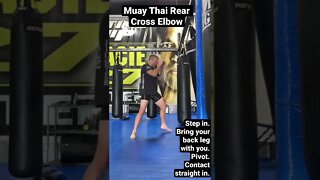 Muay Thai Rear Cross Elbow