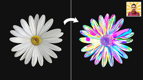 Any flower to vector flower | Adobe Photoshop tutorial