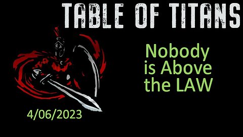 #TableofTitans Nobody is above the law