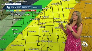 Strong to severe storms possible Thursday