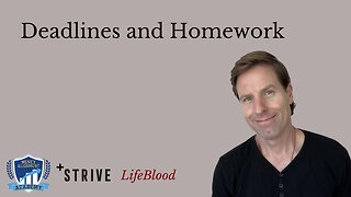 Deadlines and Homework