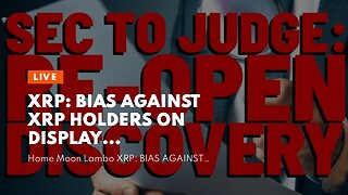 XRP: BIAS AGAINST XRP HOLDERS ON DISPLAY (Blockchain Association & Exec. Director Kristin Smith...