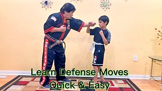 Learn Self- Defense Moves Quick & Easy - Self Defense Moves To Practice Alone #martialarts #viral