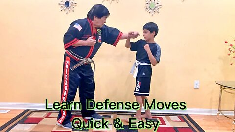 Learn Self- Defense Moves Quick & Easy - Self Defense Moves To Practice Alone #martialarts #viral