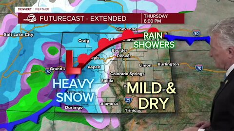 Winter storm warnings issued for Colorado mountains; Denver expecting limited snow