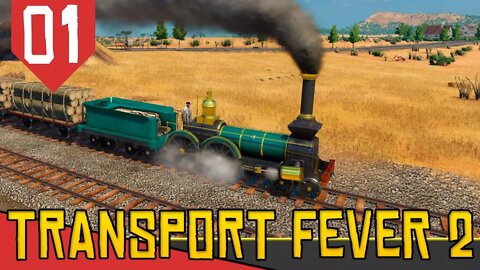 O MELHOR início Possível Para Ficar RICO - Transport Fever 2 #01 [Série Gameplay Português PT-BR]
