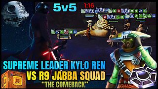 [5v5] SLKR vs JABBA INTENSE MATCH - SWGOH/TW