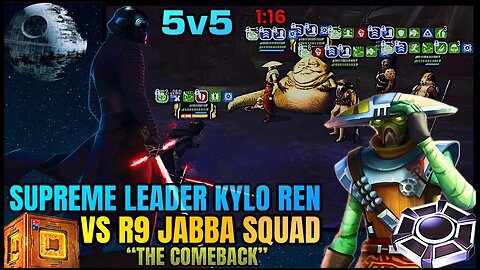 [5v5] SLKR vs JABBA INTENSE MATCH - SWGOH/TW