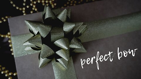 THE SECRET IS OUT! How to tie the perfect bow. Gift wrapping