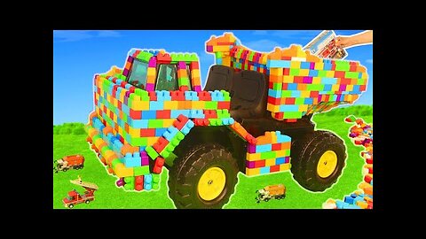 Truck built with Building Blocks!