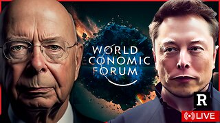 Elon Musk just DESTROYED the WEF as globalists panic in Davos | Redacted with Clayton Morris