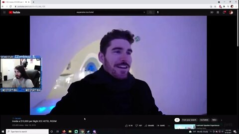MoistCr1tikal Reacts To Inside A $10,000 Per Night ICE HOTEL ROOM